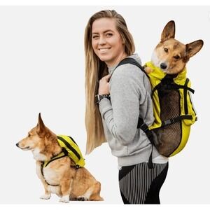 K9 Sport Sack Yellow Dog Backpack Carrier Small XS Pet Travel Hiking Adventure